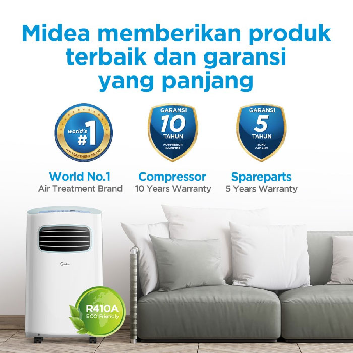 Midea AC Portabel PF Series 1 PK - MPF2-09CRN1